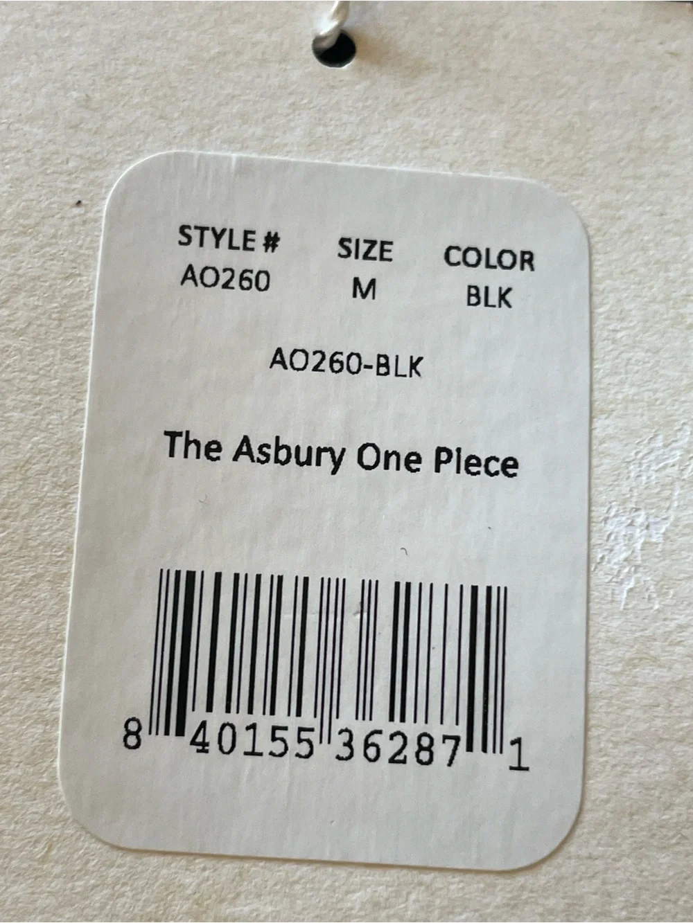 Andie The Asbury One Piece Black‎ High-Neck Swimsuit NWT